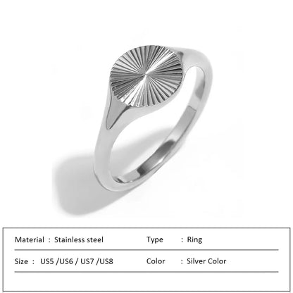 High Quality Wave Rings for Women Minimalist Dainty Rays