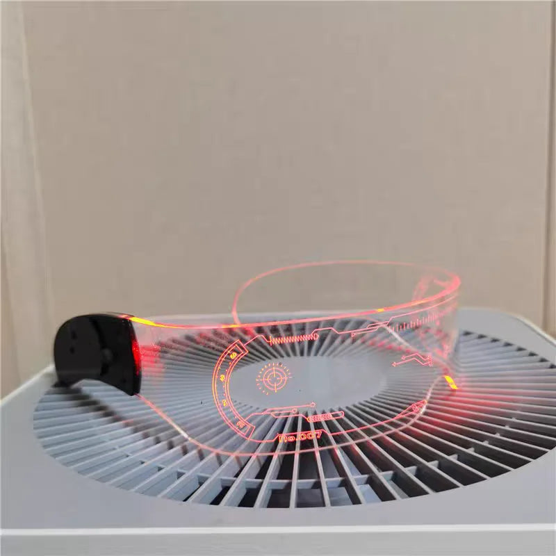 LED Light Up Waterproof Glow Costume and Glasses Set for Cool