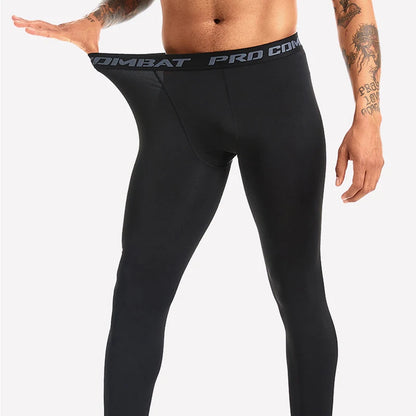 New Men's Tight Sports Pants Slim Pants Autumn And Winter