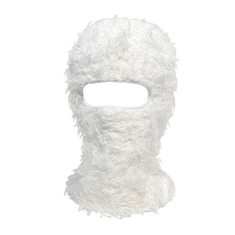New Hip Hop Balaclava Distressed Knitted Caps Full Face Ski Mask