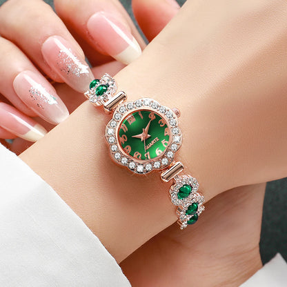 Elegant Rhinestone Bracelet Strap Women Watches Fashion