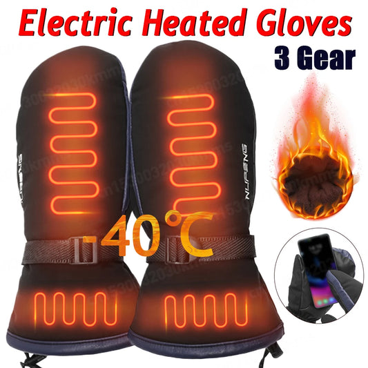 Electric Heating Gloves Men Women USB plug-in Electric Heated