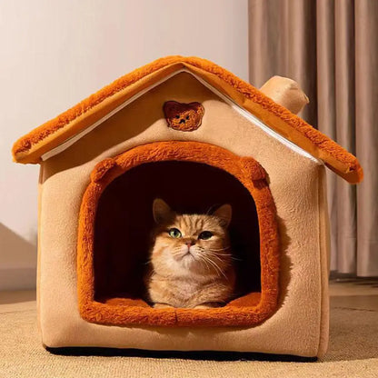 Thickened Pet Warm House Cat And Dog House Winter Warm Universal