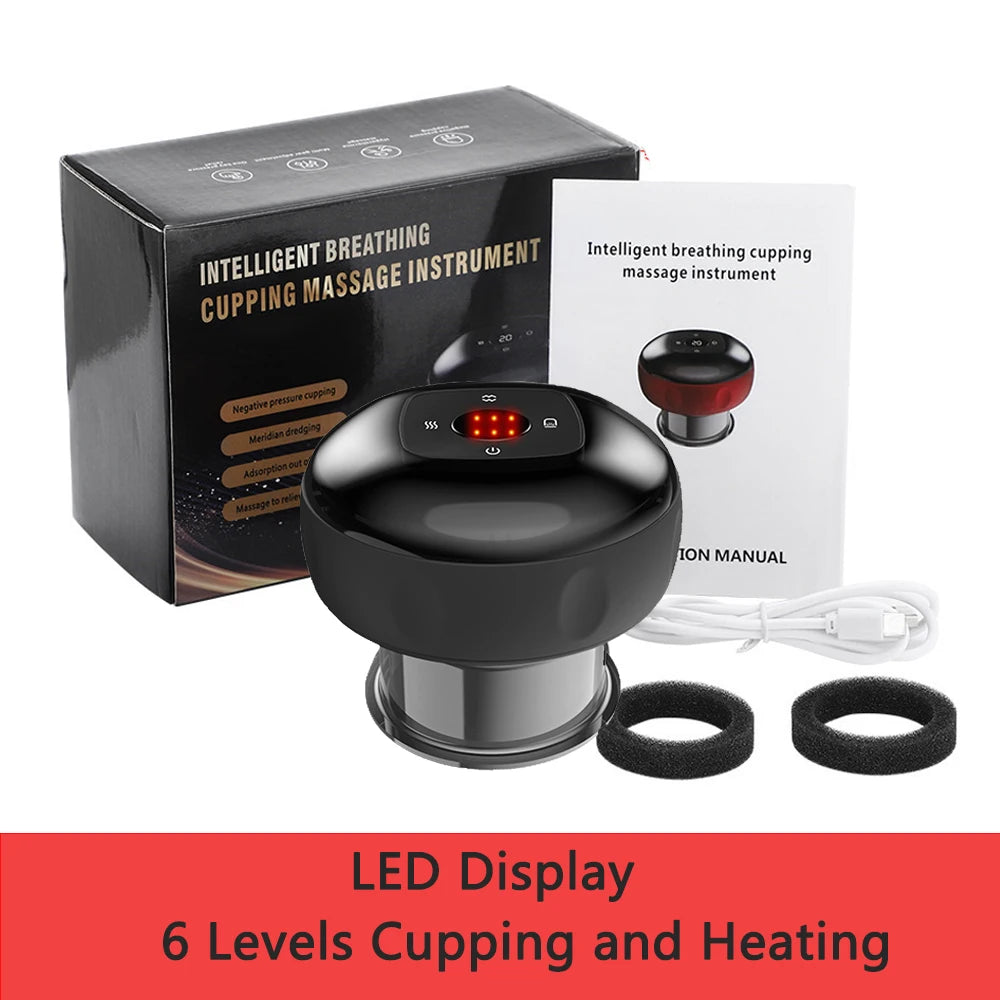 Electric Vacuum Cupping Massager Anti-Cellulite Suction Cups