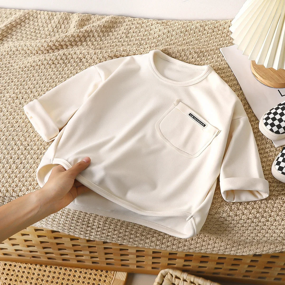 Children Long Sleeved Base Shirt Boys Girls Kids