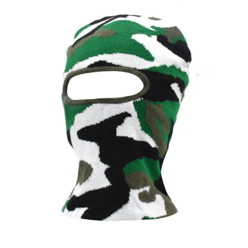 New Hip Hop Balaclava Distressed Knitted Caps Full Face Ski Mask