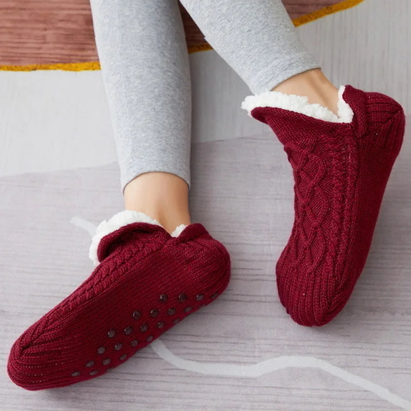 Thickened Thermal Women Mens Slipper Socks New Winter Warm