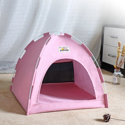 Foldable Cat House Pet Tent Four Seasons Universal Cat and Dog