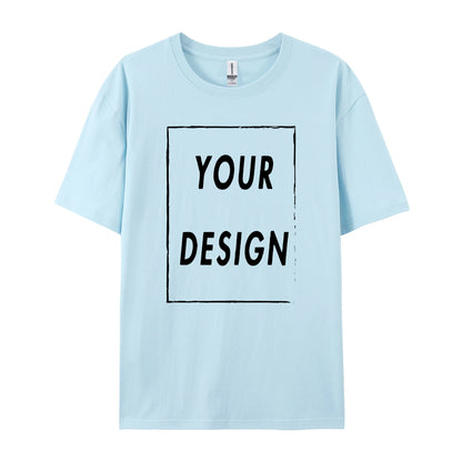 Custom Women Men Customised Printed 100% Cotton Short