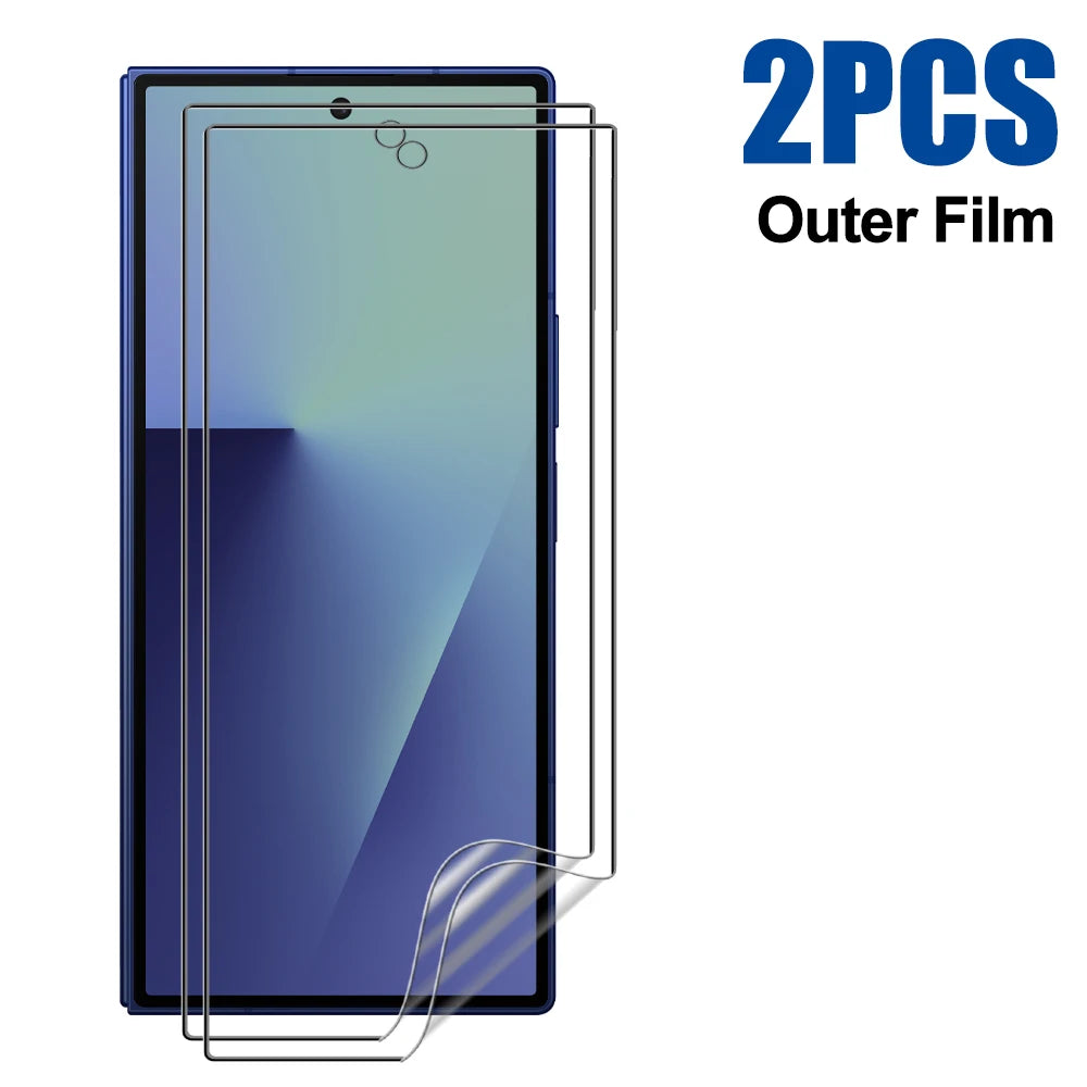 Flexible Hydrogel Film for Samsung Galaxy Z Fold 7 HD Clear