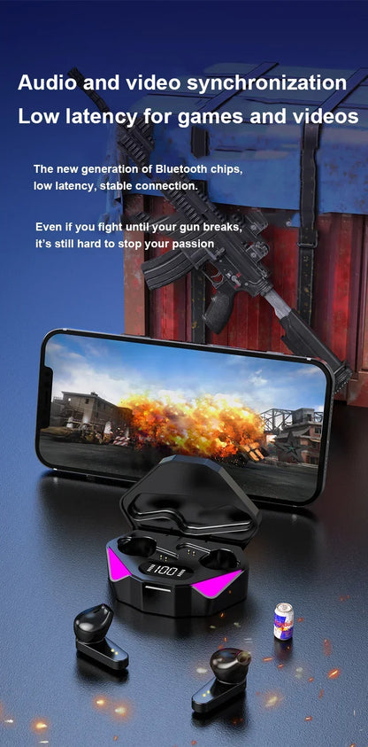 TWS X15 Wireless In Ear Earphones 9D Stereo Music HiFi Headphones