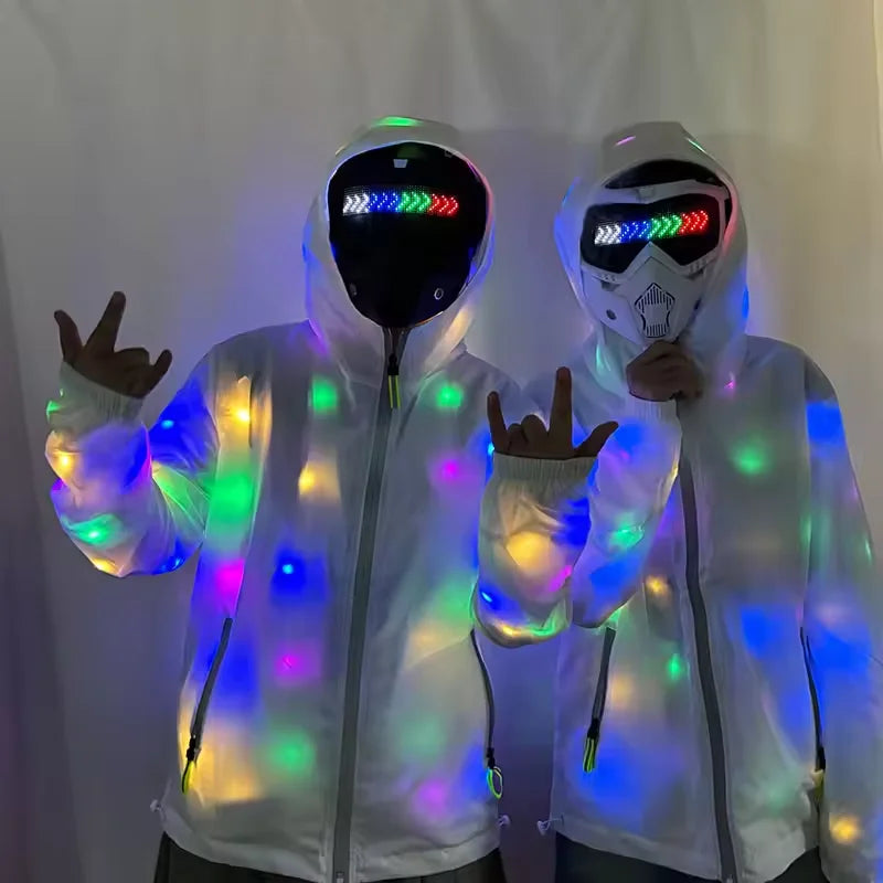Glow Dancing Costume LED Jacket LED Pants Luminous Led