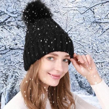 Heated Hat Efficient Heat Transfer Heated Hat Women Rechargeable