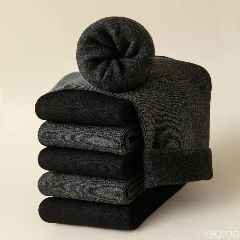 2 Pairs Men Winter Socks Soft Outdoor Anti-Cold Cashmere Socks