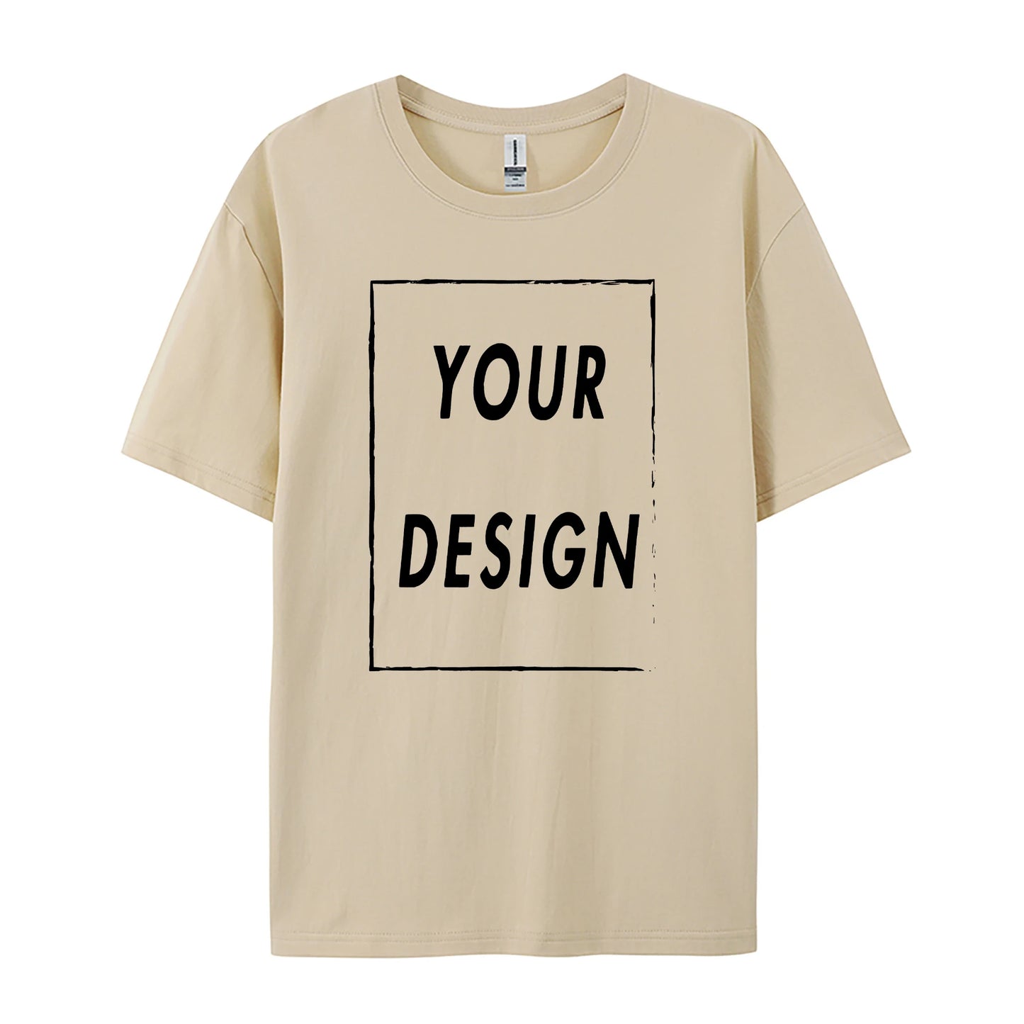 Custom Women Men Customised Printed 100% Cotton Short