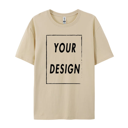 Custom Women Men Customised Printed 100% Cotton Short