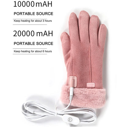 USB Electric Heated Gloves Outdoor Thermal gloves Hand warmer