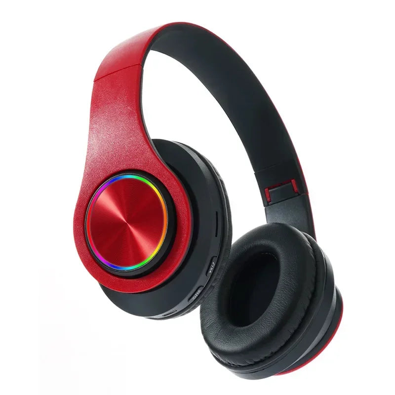 Foldable Bluetooth Headsets  Wireless Headphones With Mic Stereo