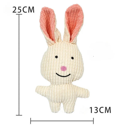 Plush Companion Sleeping Duck Dog Toys for Small Large