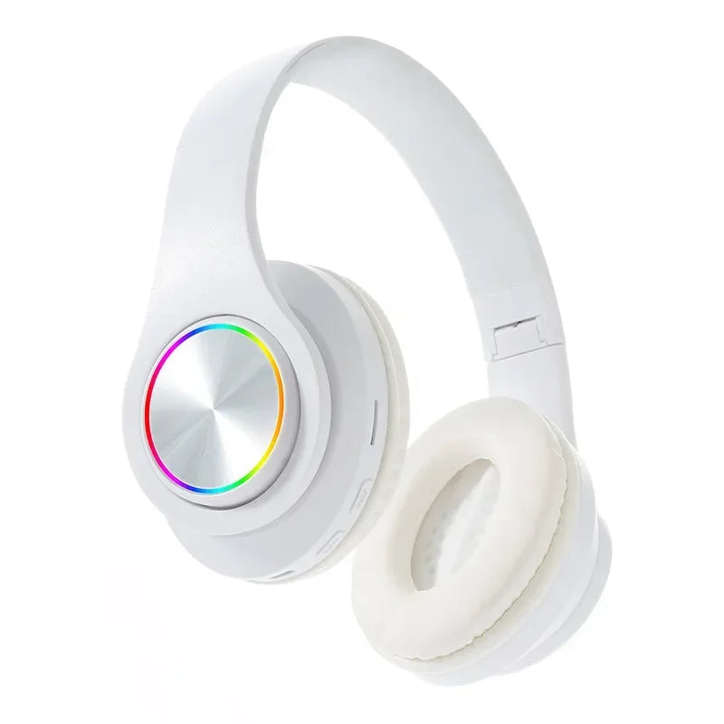 Foldable Bluetooth Headsets  Wireless Headphones With Mic Stereo
