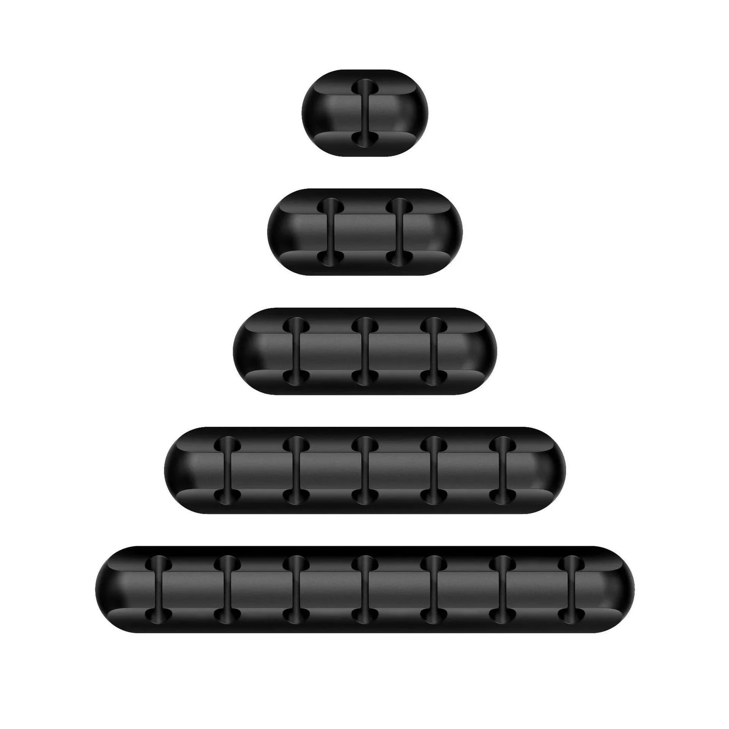 Silicone USB Cable Organizer USB Charging Cable Winder Desktop Tidy Management Clips Cable Holder For Mouse earphone Accessories