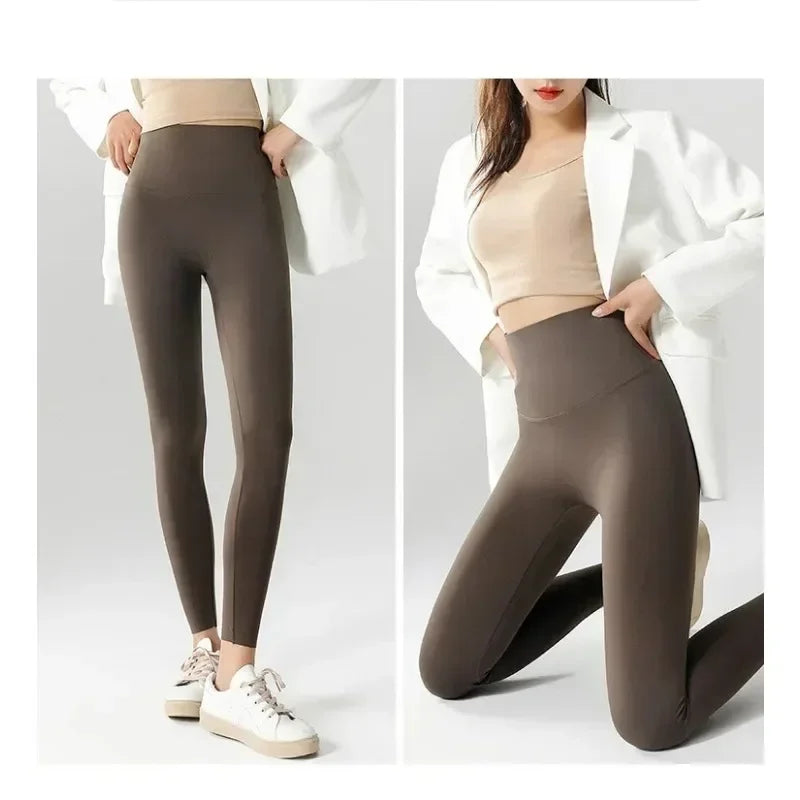 Autumn Winter High Waist Shark Leggings Women's Seamless
