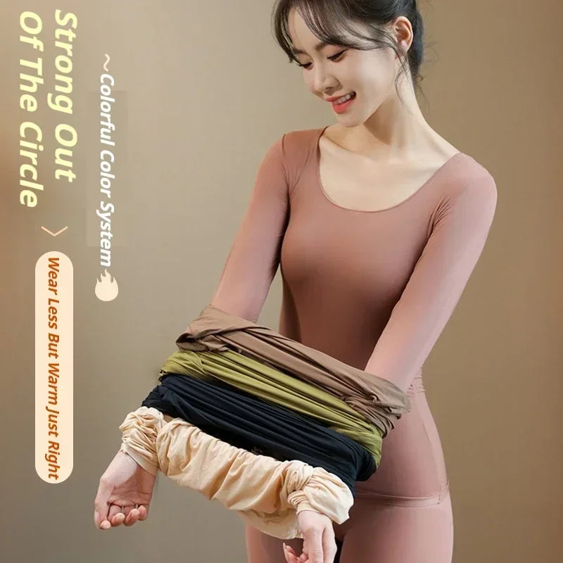 New Women's Thermal Underwear Set De Velvet Grinding