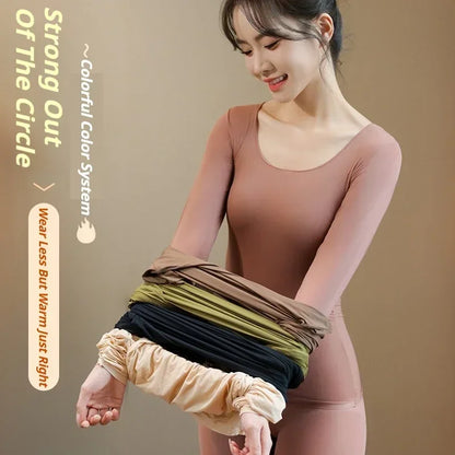 New Women's Thermal Underwear Set De Velvet Grinding