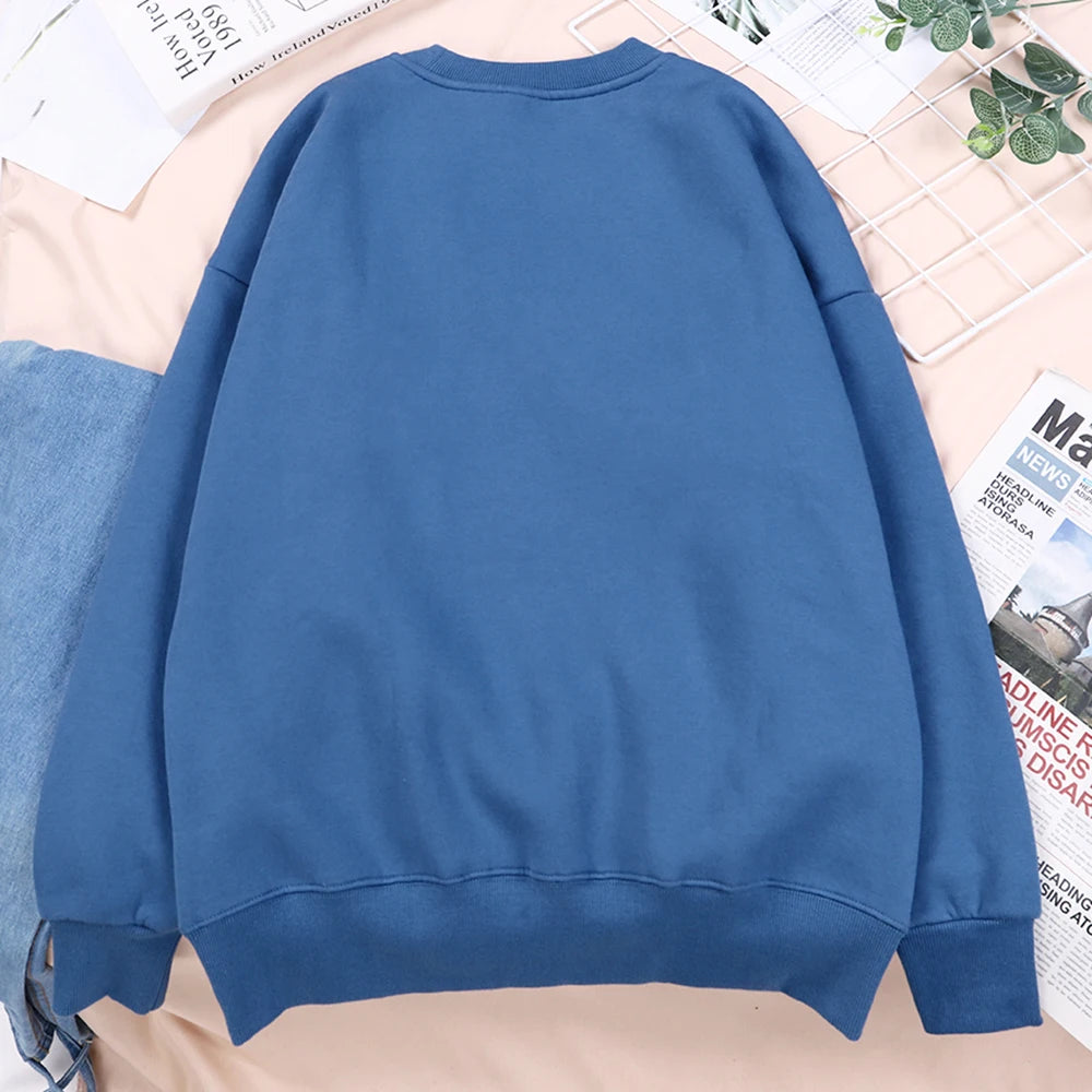 Planets In The Solar System Men Women Hoody Cartoon Crewneck