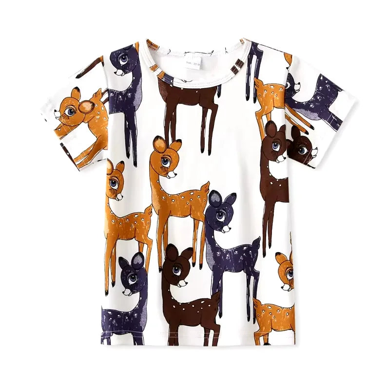 Kids Tshirts Cotton Spring Autumn Boys Girls Sweatshirts