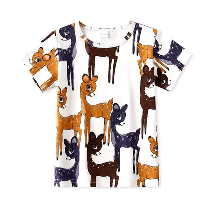 Kids Tshirts Cotton Spring Autumn Boys Girls Sweatshirts