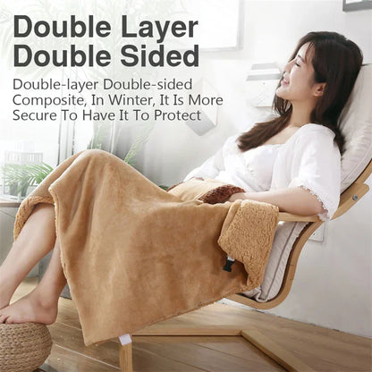 Electric Heater Blankets USB Powered Soft Thicker Warmer Winter