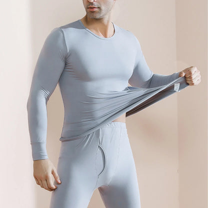 Long Johns Thermal Underwear Set for Men Fleece Lined Base