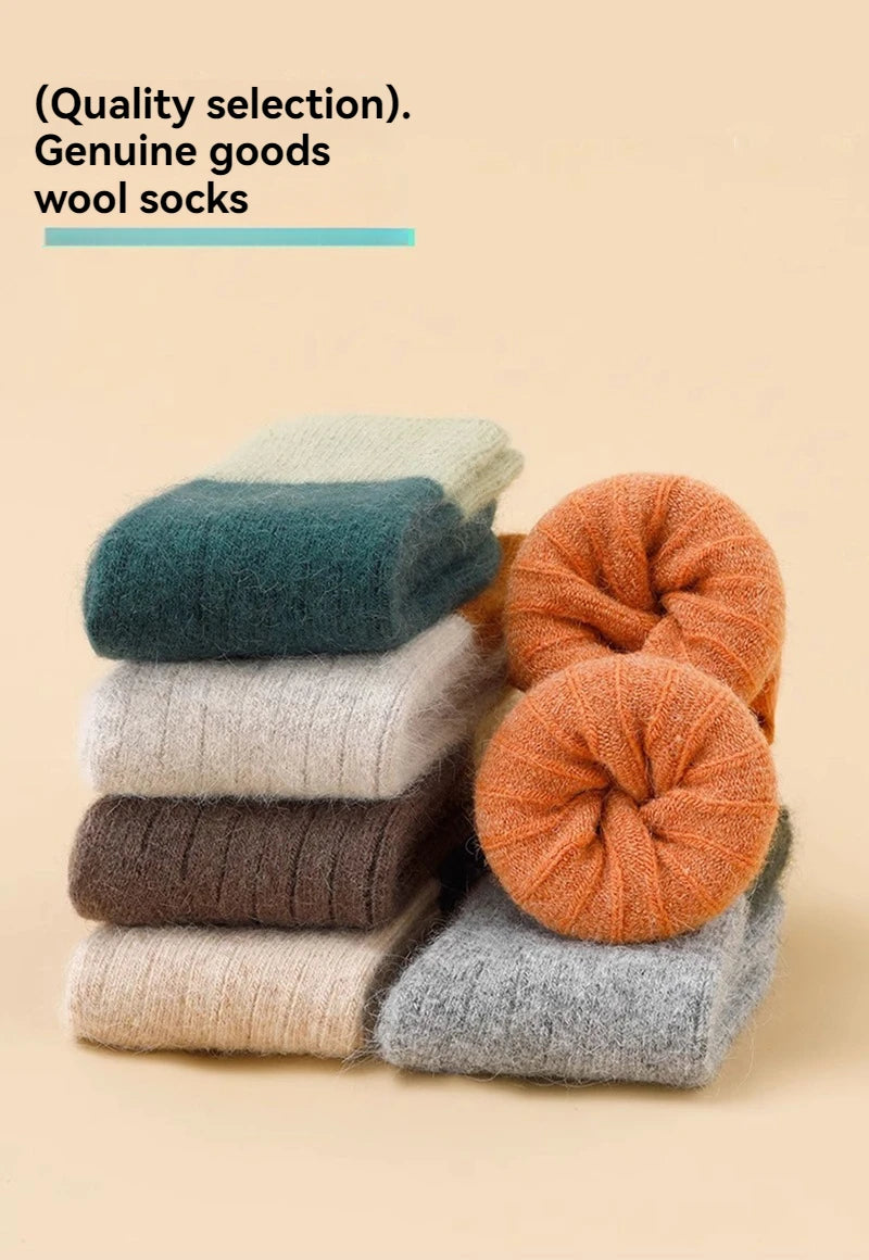 Socks Girl Wool Child Keep Warm Baby Girls Children's Winter