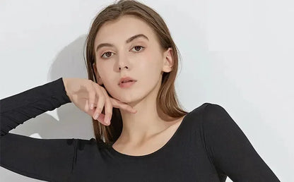 Women traceless thermal underwear set unisex intimate pajamas