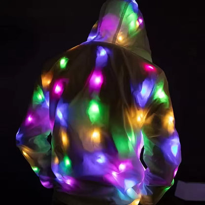 Glow Dancing Costume LED Jacket LED Pants Luminous Led