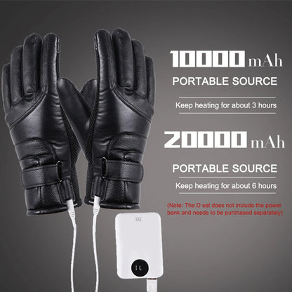 Electric Heating Gloves Men Women USB plug-in Electric Heated