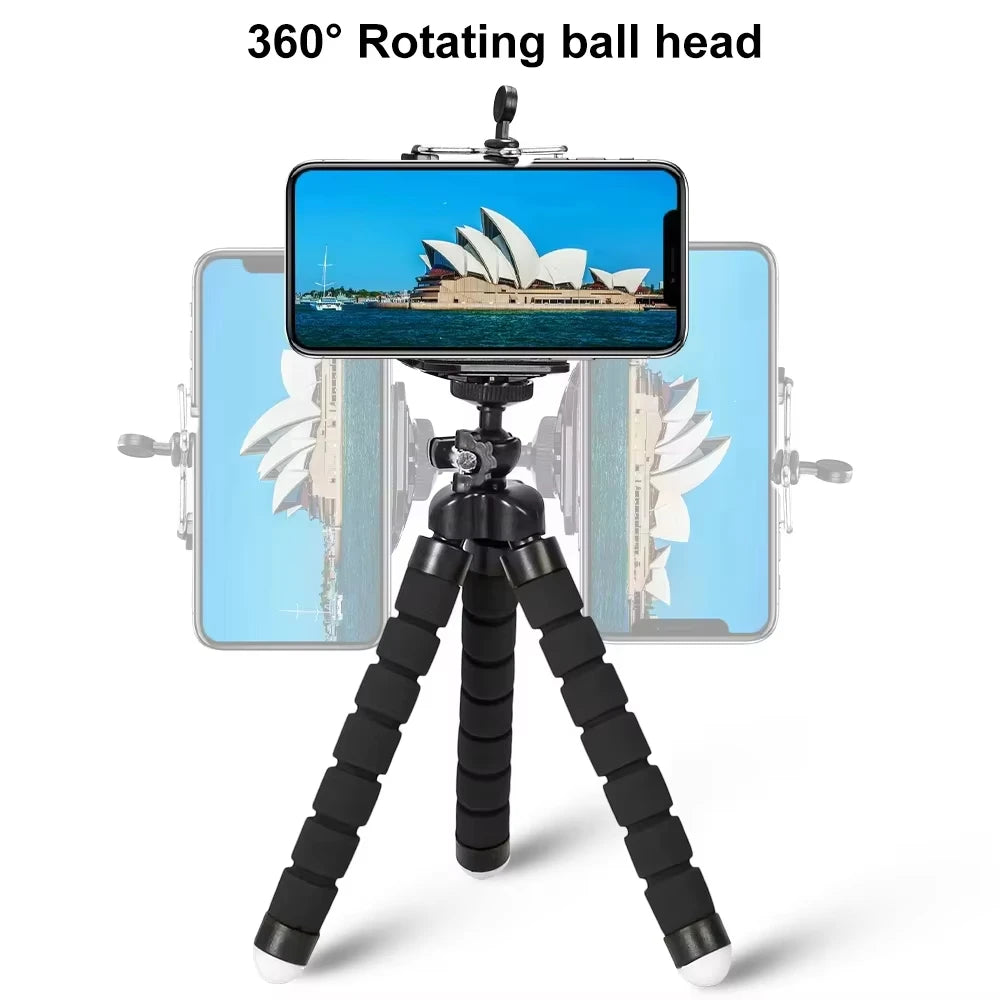 Tripods Tripod For Phone Mobile Camera Holder Clip Smartphone