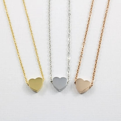 Stainless Steel Necklaces Heart Pendant Necklace For Women