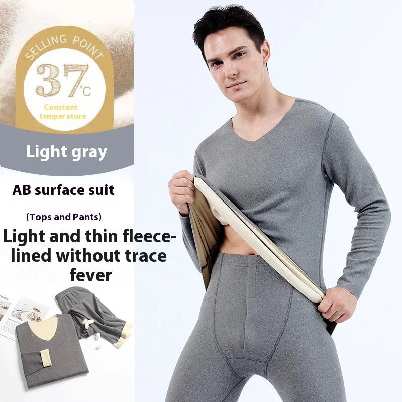 Men Double-Sided Non-marking Heating Thermal Underwear