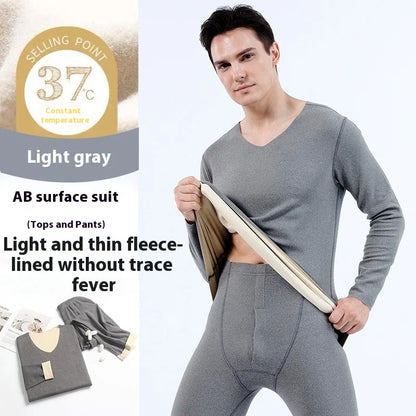 Men Double-Sided Non-marking Heating Thermal Underwear