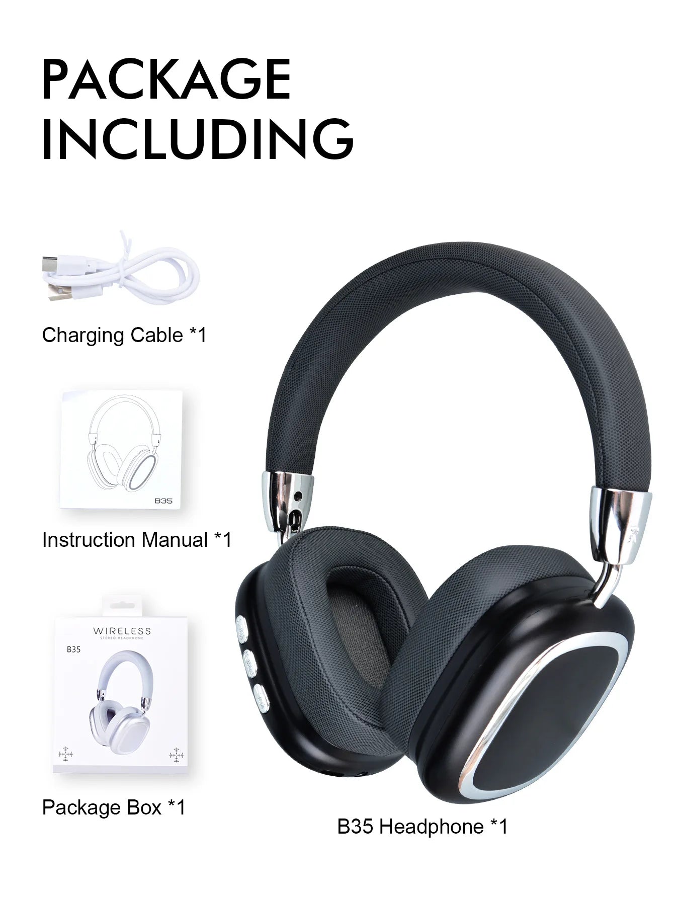 Wireless Noise-cancelling Headphones - Personalized Space Audio