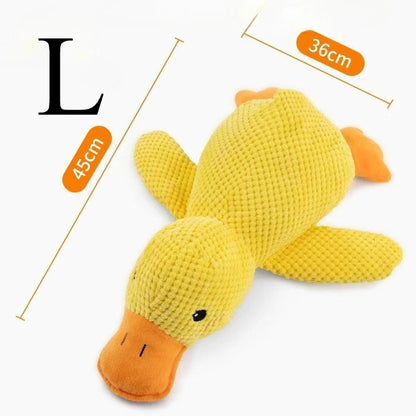 Plush Companion Sleeping Duck Dog Toys for Small Large