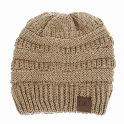 New Outdoor Warm Winter Woolen HatsAcrylic Open Horsetail