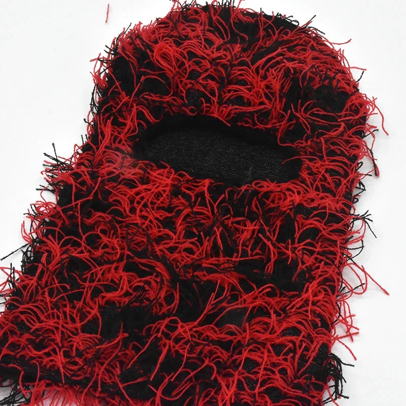 New Hip Hop Balaclava Distressed Knitted Caps Full Face Ski Mask