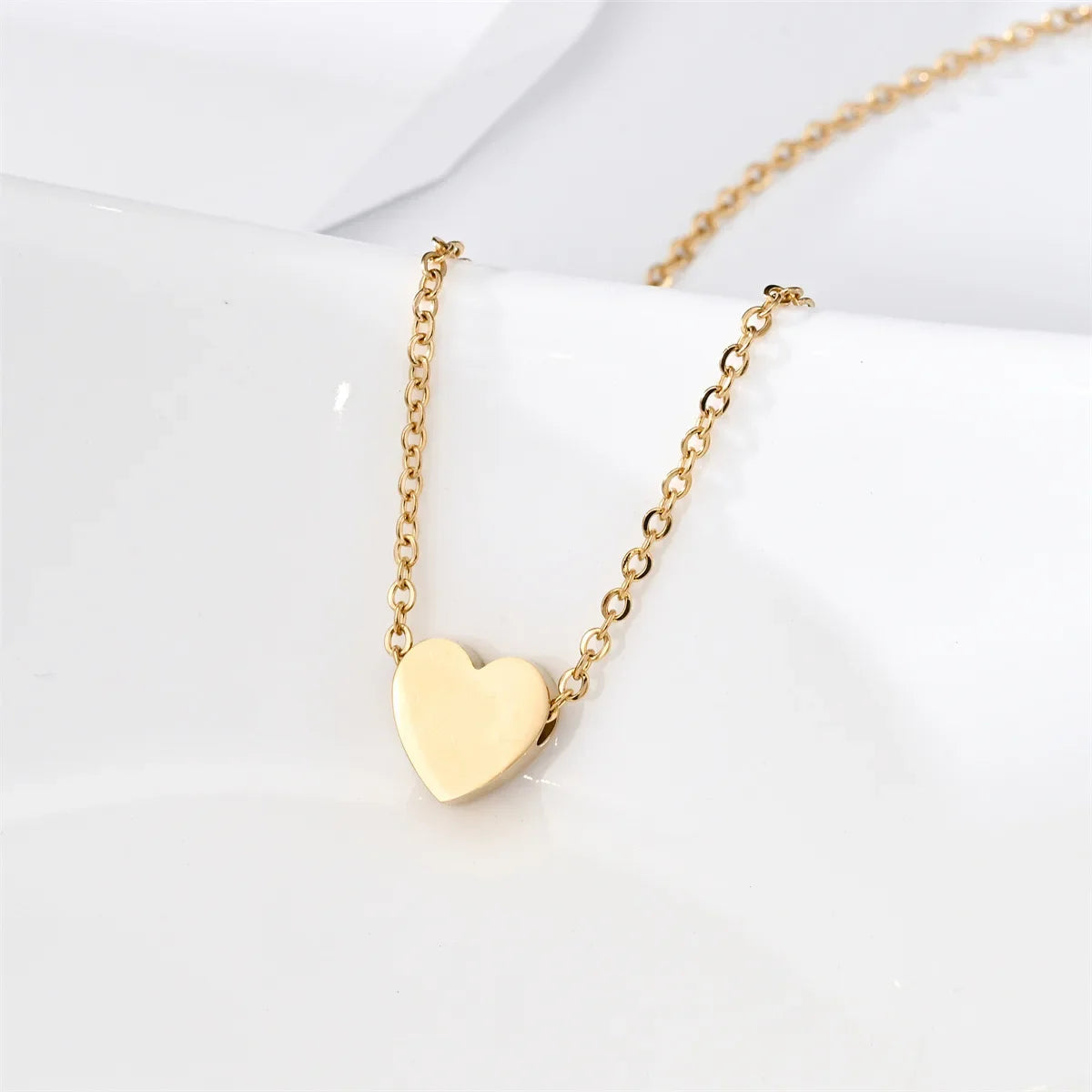 Stainless Steel Necklaces Heart Pendant Necklace For Women