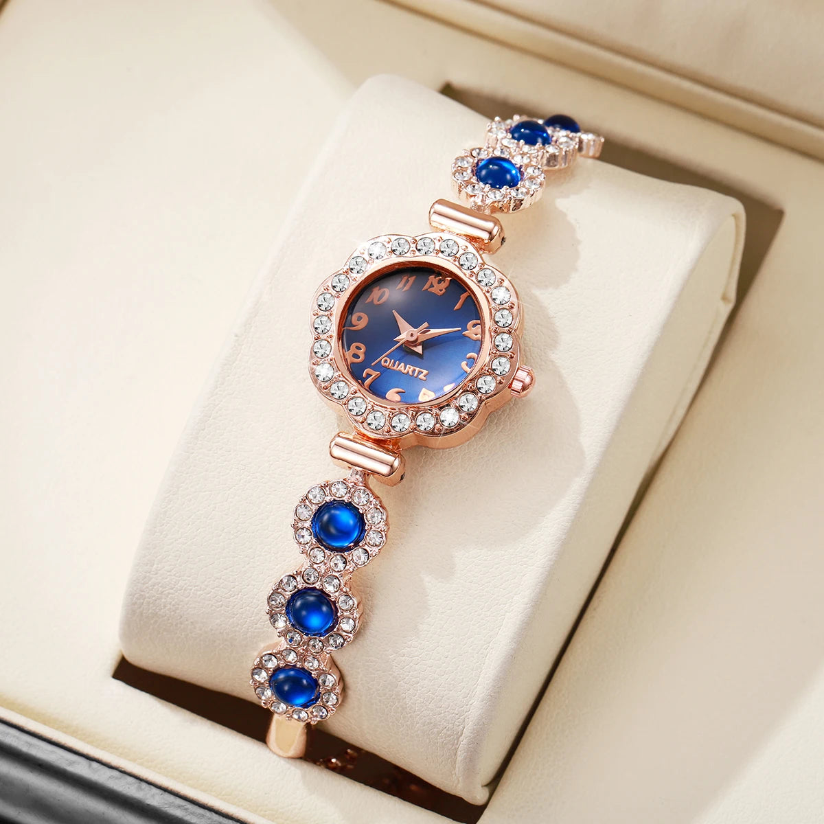 Elegant Rhinestone Bracelet Strap Women Watches Fashion