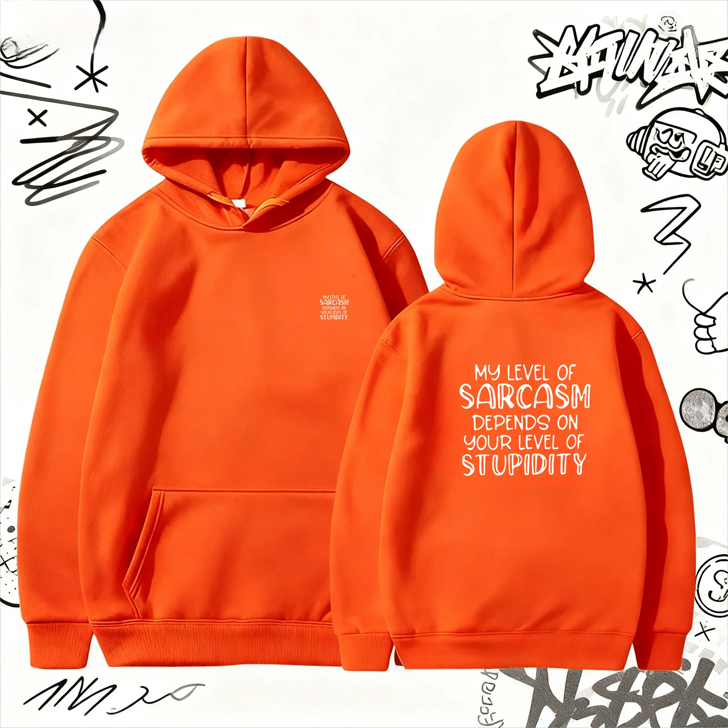 Men's New Long Sleeve Hooded Sweatshirt Fashion