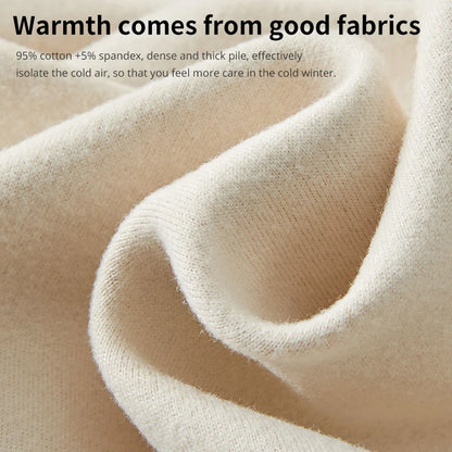 Man Winter Thermal Underwear Set Face Sanding Double Warmth