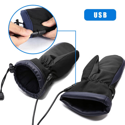 Electric Heating Gloves Men Women USB plug-in Electric Heated
